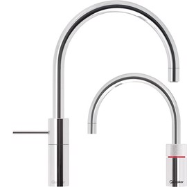 Quooker Twin Taps Nordic Round Krom inkl. PRO3 VAQ beholder