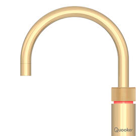 Quooker Nordic Round Messing inkl. PRO3 VAQ beholder