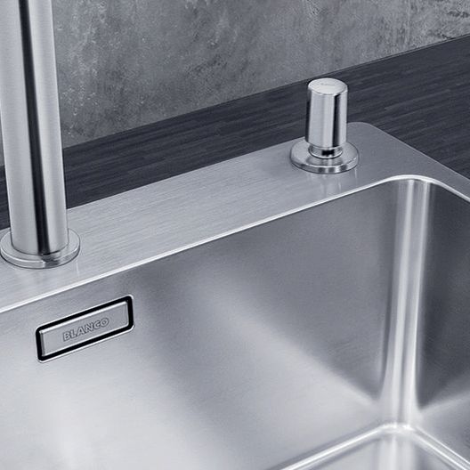 Betjeningsprop til bundventil i stålvask