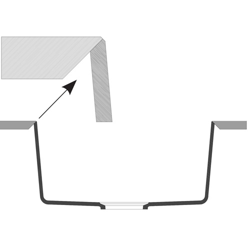 Vask integreret i stenbordplade