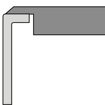 Underfræsning af vask i kompaktlaminatbordplade 