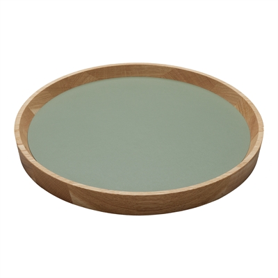 Dekorativ bakke m/linoleum, Eg naturolie, Mellem